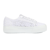 Superga 2740 Flower Macrame Total White